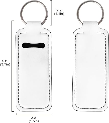 Miniatura 4 de ZDCUSTOM Chapstick - Llavero para niña y mujer, mochila de viaje al aire libre, bolsa de cosméticos, accesorios para lápiz labial, Sharks