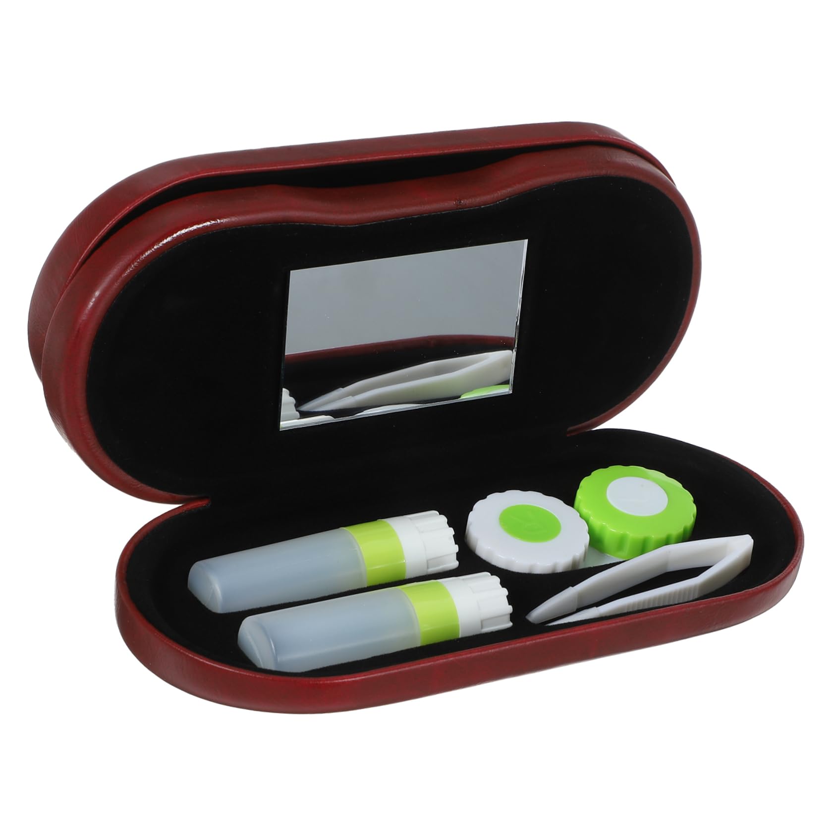 3juegos Estuche para Gafas y Graduadas Caja De Almacenamiento Portátil Funda De PU para y Elegante Diseño Práctico y