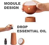 Vista 4 de Inteligencia - Luz nocturna activada por voz, luces de mesa regulables de tres niveles con control táctil, luz LED recargable para interiores