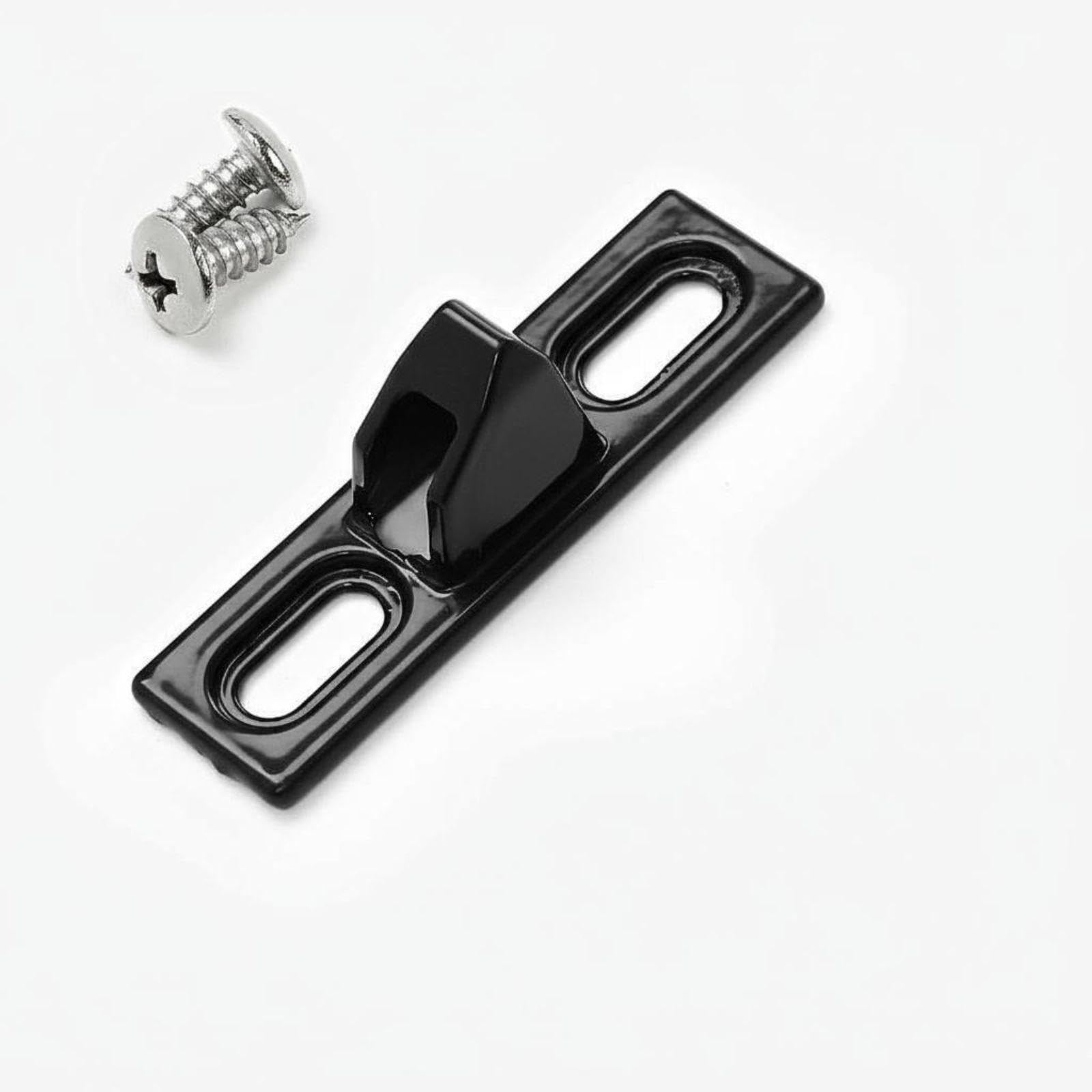 Type 90 Aluminum Sliding Aperture Lock Security Hook Latch Door Aperture Latch Black 90 304 Stainless-image-40