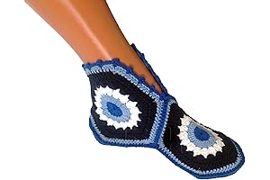 Crochet Granny Square Soft Slippers for Cozy Comfort