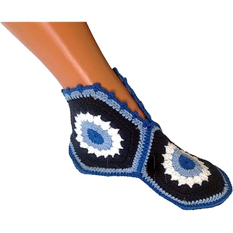 Crochet Granny Square Soft Slippers for Cozy Comfort