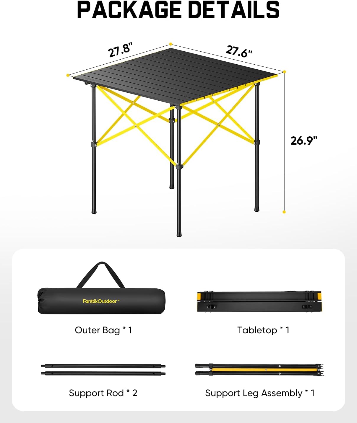 FanttikOutdoor Zeta C10 Pro Camping Tent & FanttikOutdoor Zeta V11 Pro Camping Table