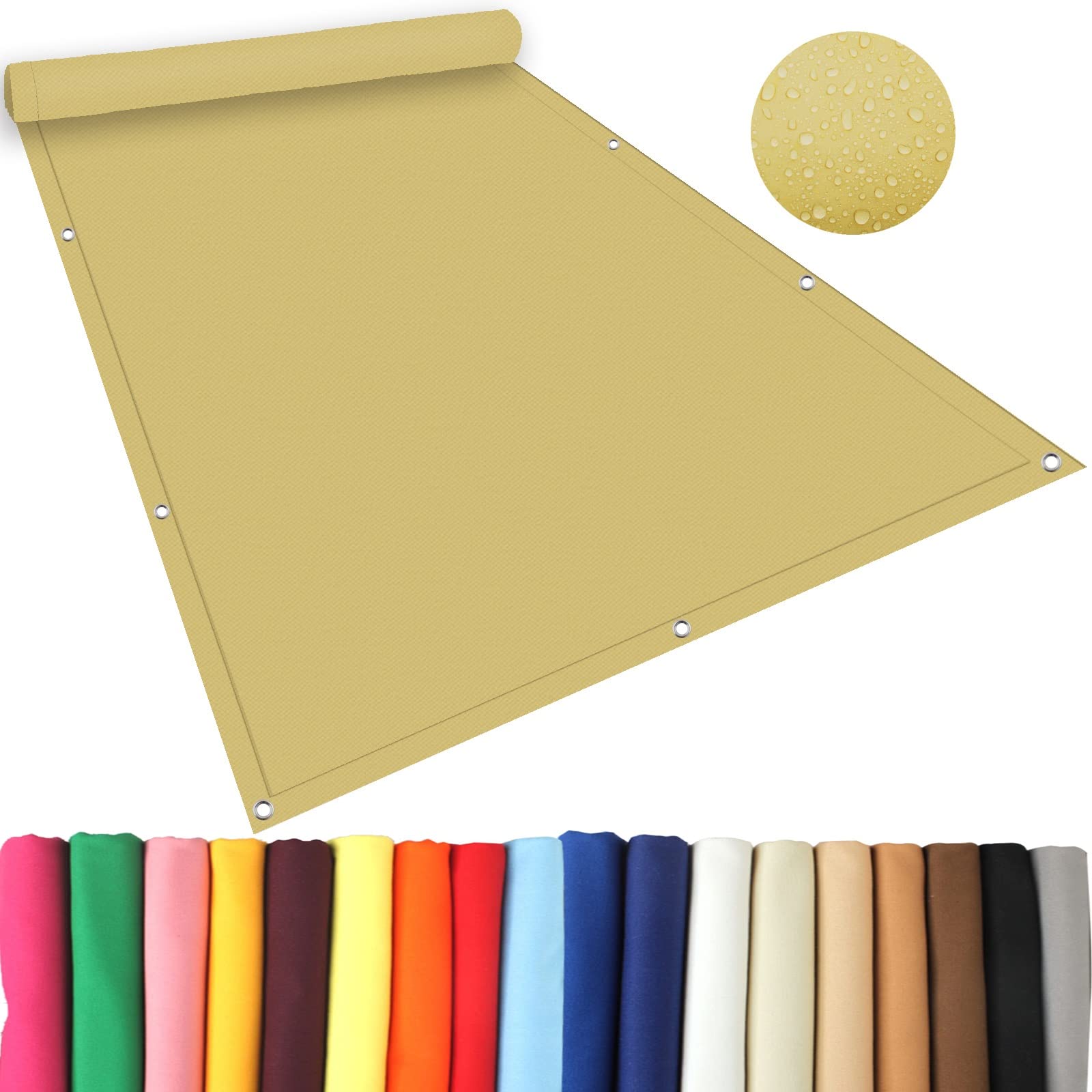 Voile d'ombrage anti UV pour bloquer la chaleur du soleil