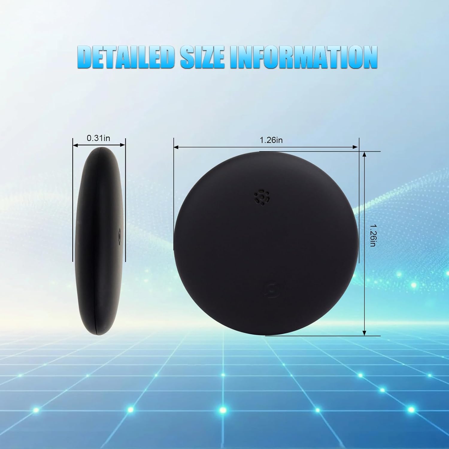 GPS Tracker for Cars & Vehicles, No Monthly Fee, No SIM Required, 365-Day Battery Life, Mini Hidden Magnetic GPS Tracker, Waterproof, for Cars, Pets, Kids, Luggage,iOS Only (Black)