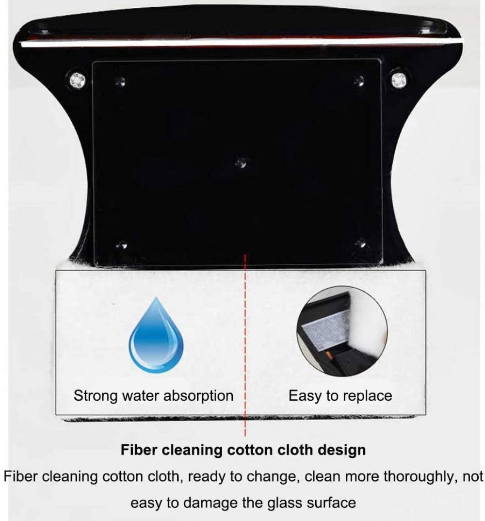 Limpiador De Limpiacristales Magnético De Doble Cara Para Doble Acristalamiento, Limpieza De Ventanas Magnética, Limpiaparabrisas Para Limpieza De Vidrios, Cepillo Para Uso De Ventanas, Tanques De Pec