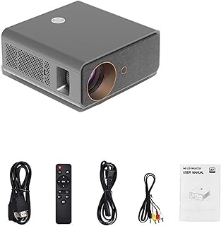 P87 Mini Portable WiFi Bluetooth Projector 7000 Lumen Led Projector Android Beamer 1080P Home Theater Cinema 300‘’ Screen (Color : Android Version, Size : US Plug)