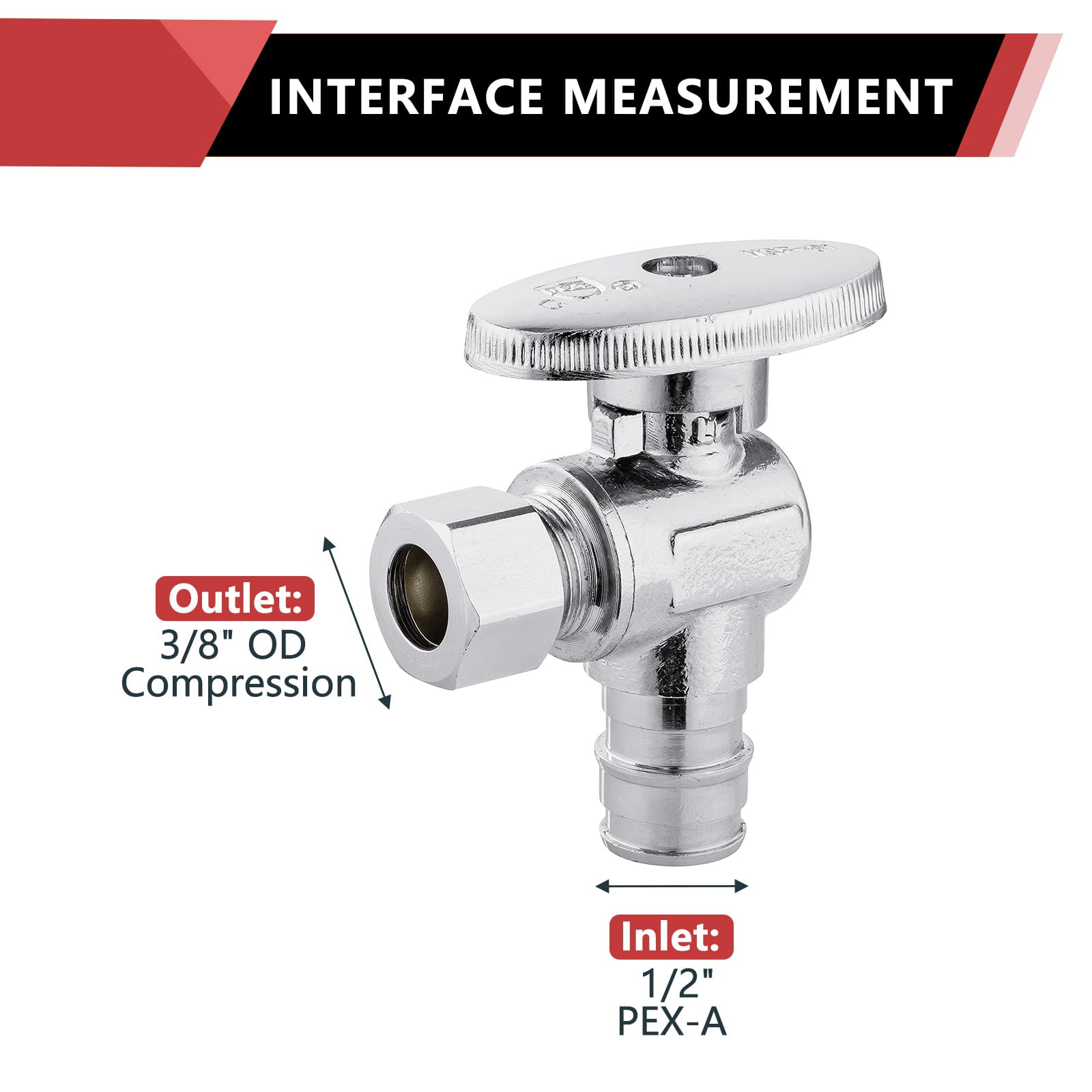 Valvola A Doppia Arresto EFIELD 1/4 Giro, In Ottone, Per Tubi - Foto 3