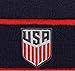 Icon Sports U.S. Soccer USMNT Soccer Beanie Men Size - Big Words w/Logo - Navy