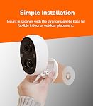 SensForge 2.5K Caméra-batterie extérieure intérieure Lite, Double bande WiFi, Gratuit AI Humain & Détection des animaux, 2-Day Nuage + Spotlight vision nocturne couleur, Mont magnétique, en option AI + Amélioration du stockage