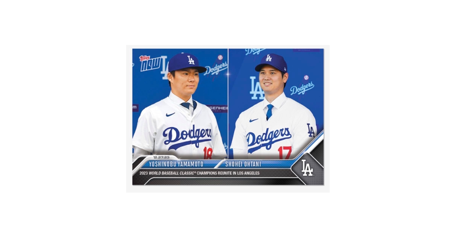 Amazon.co.jp: #OS26 大谷翔平 山本由伸 TOPPS NOW ドジャース