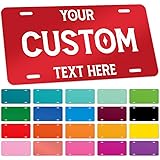 Custom License Plates for Christmas, Front of Car...