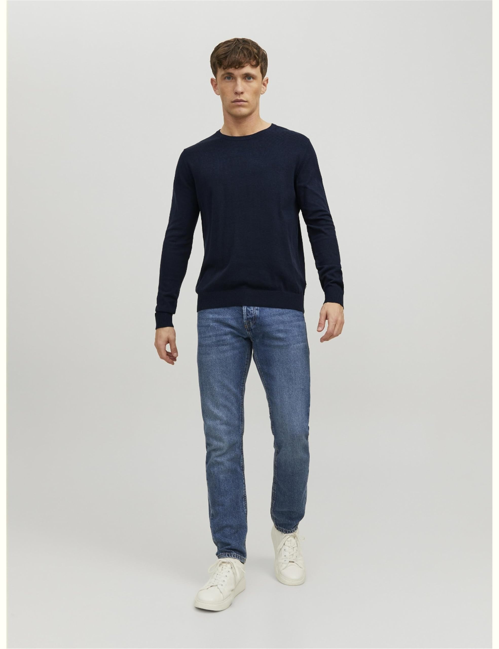 JACK & JONES Mens and J Knited Sweatshirt