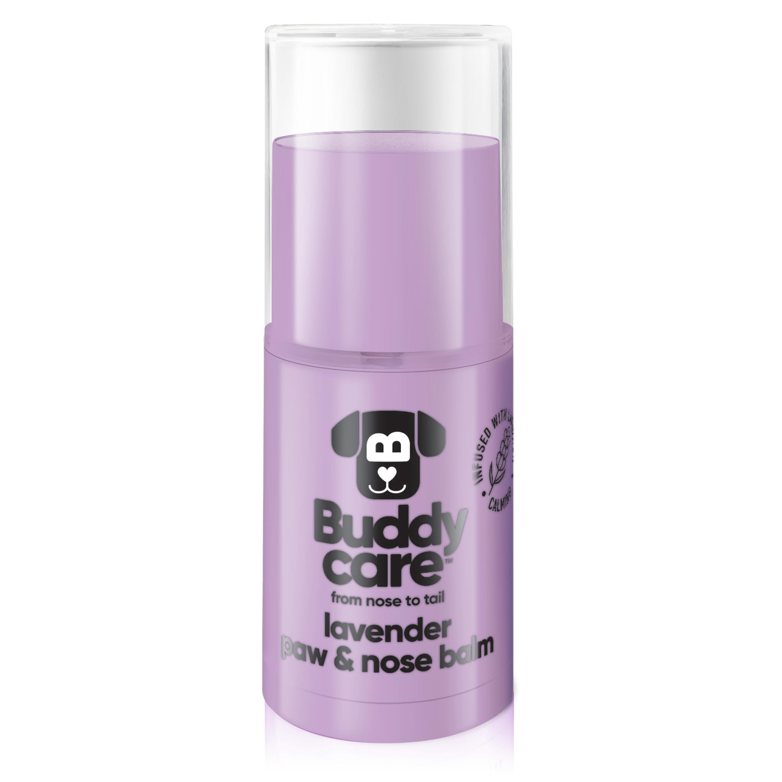 Buddycare Dog Paw & Nose Balm - Lavender Protects & Repairs Dry, Cracked & Chapped Skin, Pack of 1