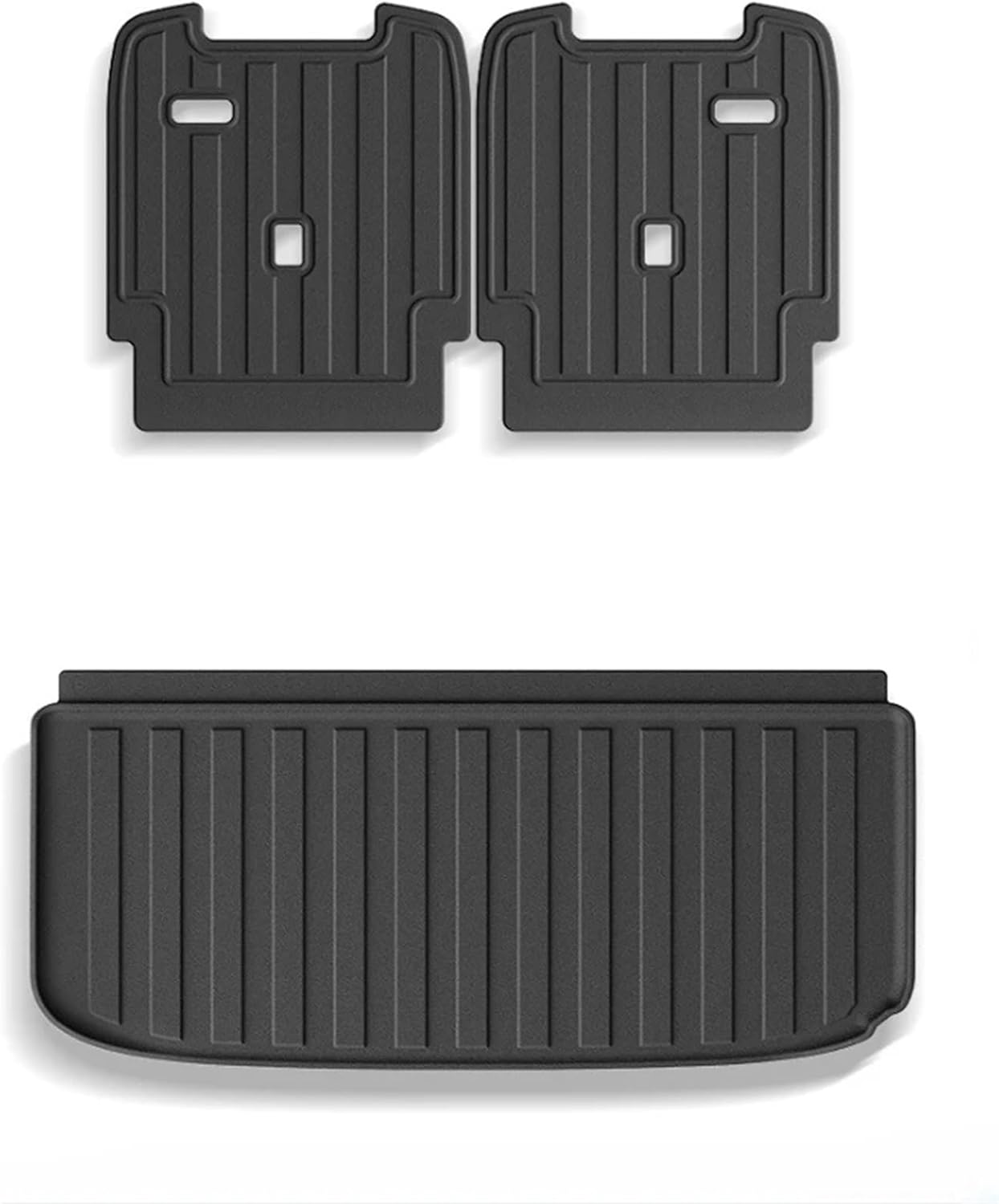 LHD Floor Mats for IM LS9 6-Seater Car Trunk All Weather Front Rear Cargo Liner Mat Waterproof Anti-Slip Foot Pads(Double Floor mat)
