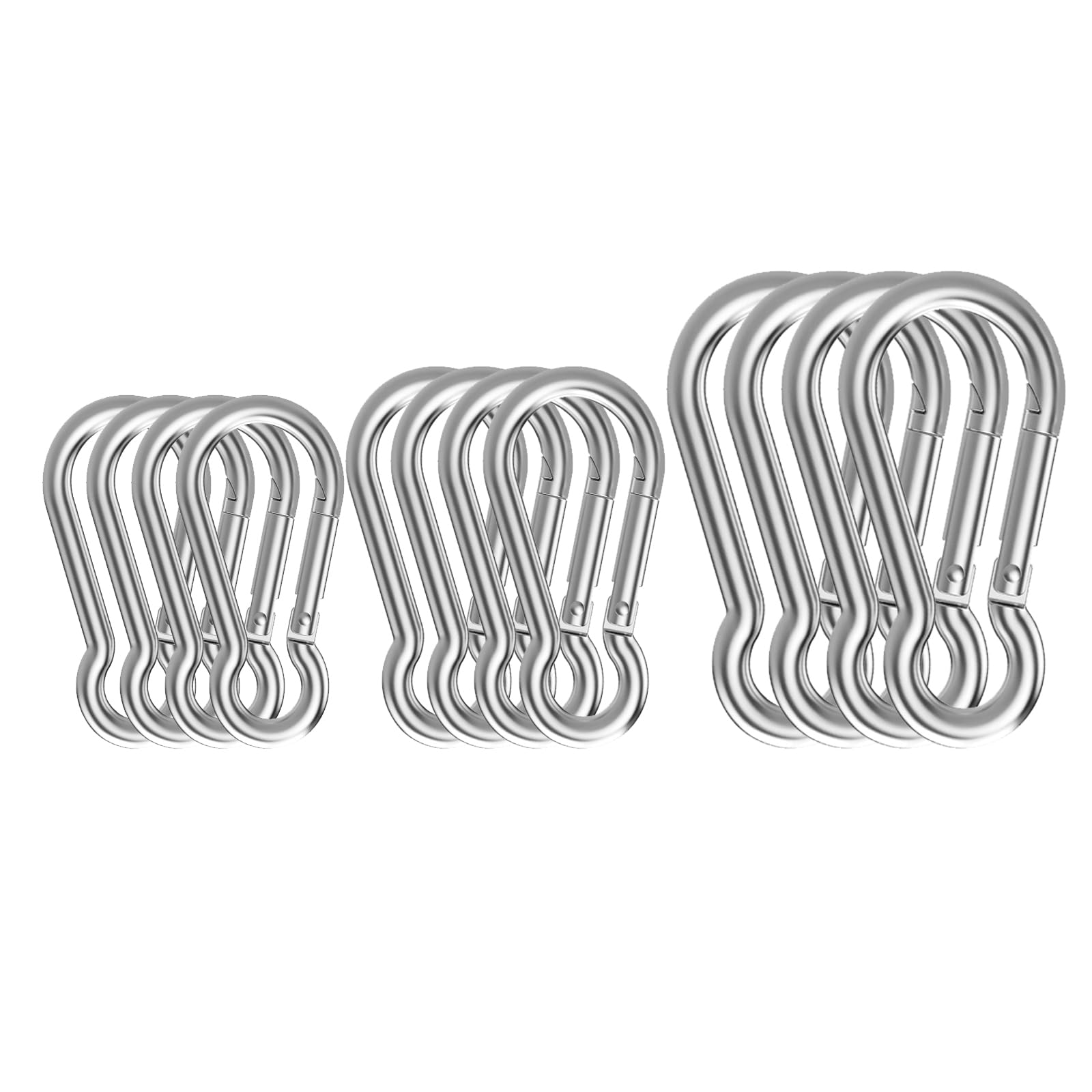 Heavy Duty Stainless Steel Spring Snaps - 6 Pack -7