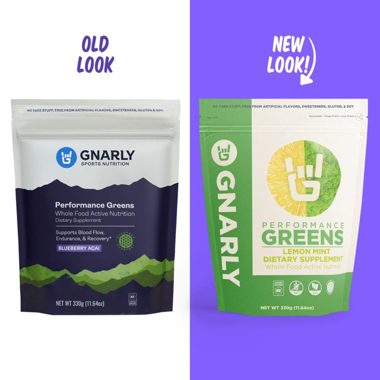Gnarly Nutrition Lemon Mint Greens Superfood Powder | 11.64 oz Bag — Amazon image 2