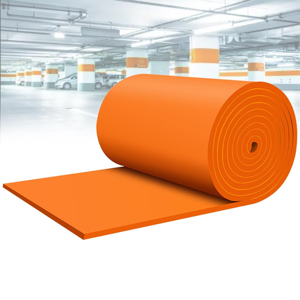 IEOWY Garage Wall Protector, Self-Adhesive Crash Barrier Sticker for Car and Furniture Parking, Cuttable Anti-Collision Wall Guard, Easy DIY Installation