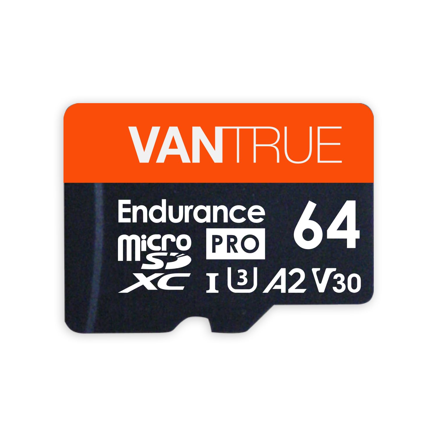 Vantrue 64GB Micro SD Card with Adapter, U3 C10, UHS-I High Speed SD Card for Dash Cams & Home Security System Video Cameras