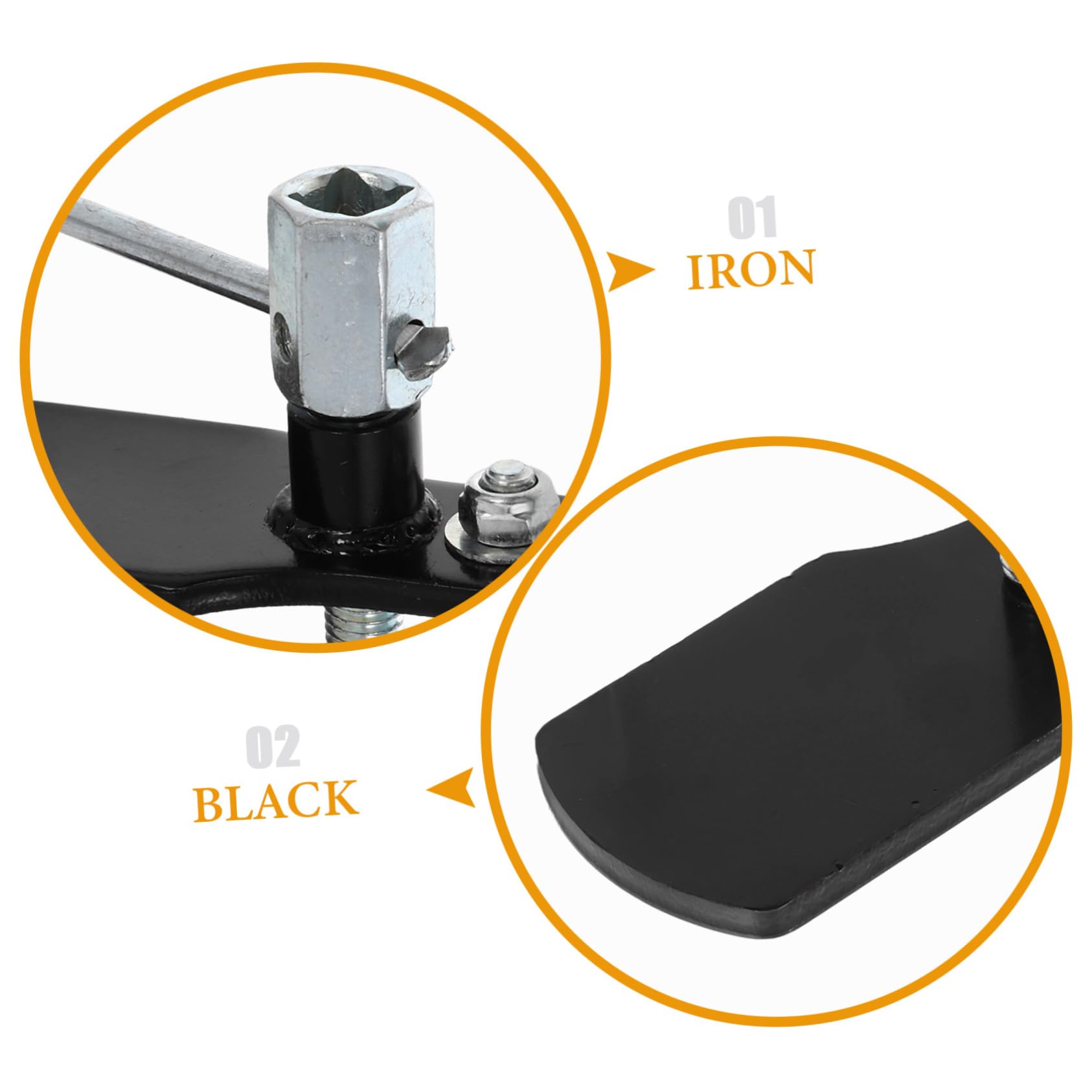PRETYZOOM Herramienta del Cilindro de Freno Almohadillas desct Herramienta de Freno Trasero calibrar Herramientas mecánicas automotrices Herramienta de Calibre Planchar Black