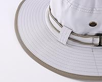 Vista 66 de Home Prefer Sombrero para sol para el aire libre con protección UV, secado rápido, unisex con solapa para proteger el cuello Negro