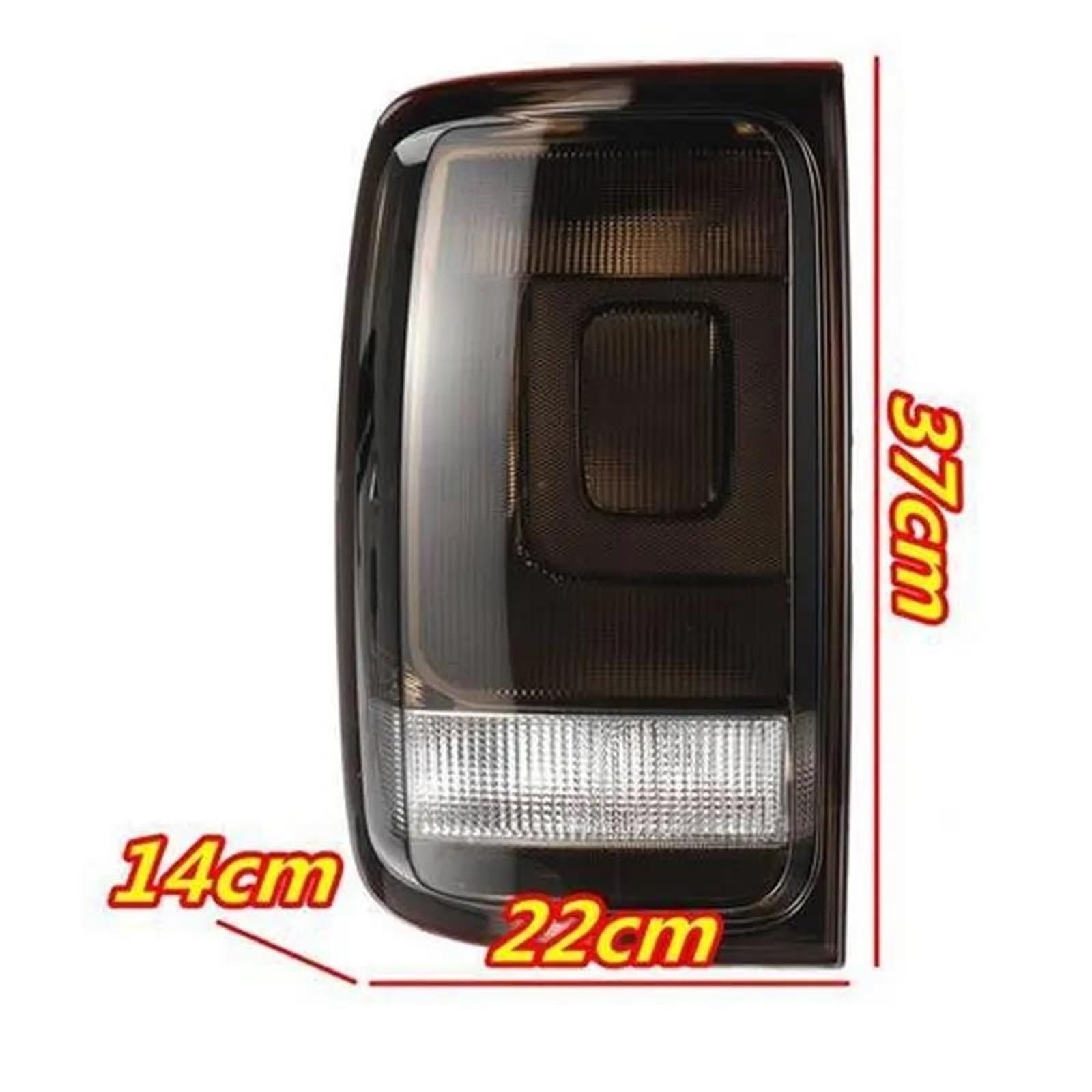 Luz trasera de freno para lámpara parada señal, sin cable, bombillas, accesorios para automóviles para VW para Amarok 2009-2018 2H1945095A 2H1945096A(Only 1 Right Red)
