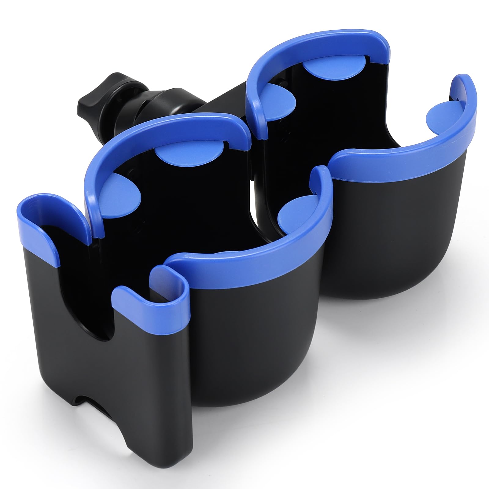 Accmor Stroller Cup Holder with Phone Holder, Bike Cup Holder, Universal Cup Holder for Uppababy Nuna Strollers, 2-in-1 Drinks Holder for Walker, Wheelchair, Scooter