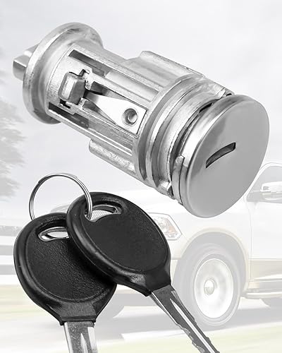 Miniatura 3 de Cilindro de bloqueo de encendido con 2 llaves para Dodge Ram 1500 2500 3500 2002-2008 Truck Chrysler Aspen 2007 Dakota 2001-2010 Durango 2001-2007,