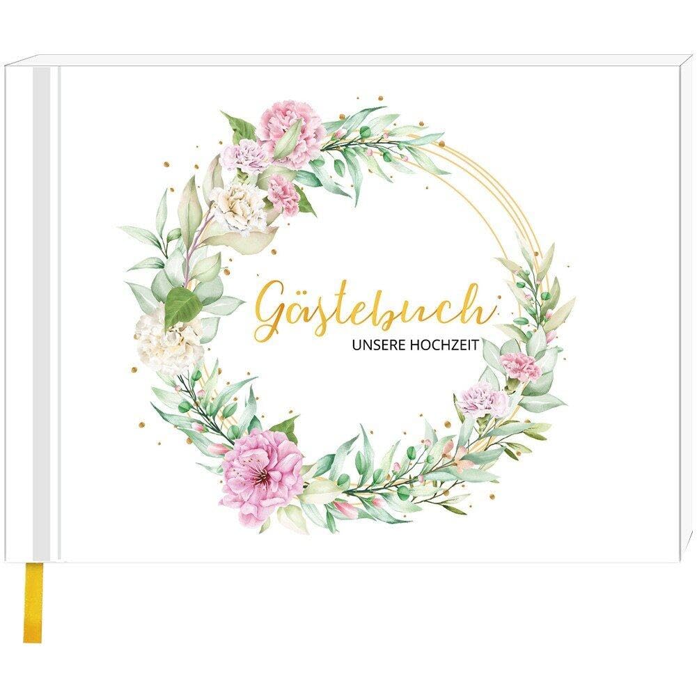 Livres de mariage à signer pour les invités avec pages vierges Dianzan