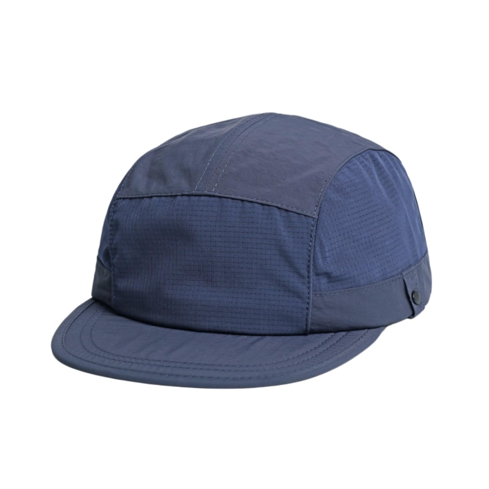 Gyios Unisex Blue Baseball Cap Five-Panel Quick-Drying Hat Breathable Flat Brim Cap-56-58Cm