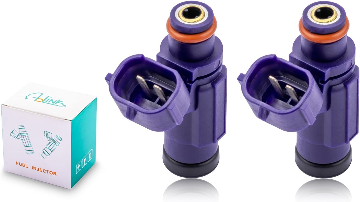 AULINK 2 PCS Fuel Injector EAT259 49033-2060 490332060 Compatible with KAWASAKI 2009-2017 MULE 4000 4010 2009 2010 2011 2012 2013 2014 2015 2016 2017