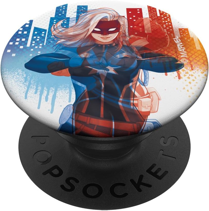 Marvel Rising Secret Warriors Captain Marvel Carol Danvers PopSockets MagSafe PopGrip for iPhone