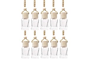 Ce Craft 10 Pc 8ml Hanging Essential Oil Diffuser Perfume with Wooden...