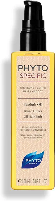 Phyto Baobab Oil Bain d'Huiles 150ml - Soin Nourrissant pour Cheveux Texturés
