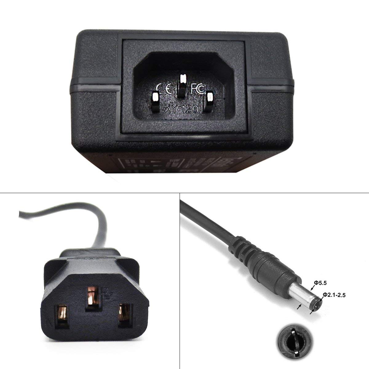 12V 7A Alimentatore Trasformatore 84W Adattatore di alimentazione 5,5 x 2,1/2,5 mm per CCTV, Telecamera, Router, Striscia LED 5050 2835