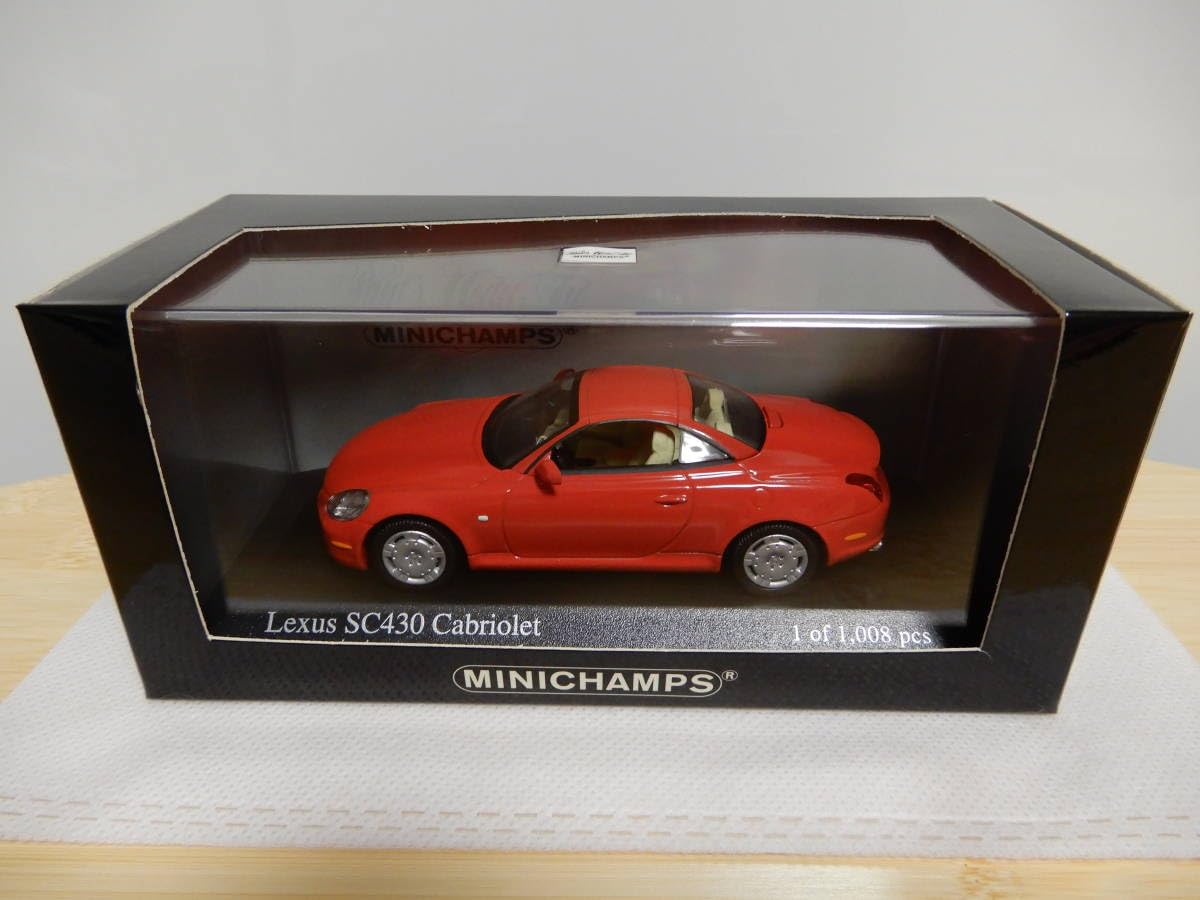 Amazon | 1/43 レクサス Lexus SC430 2001 Red レッド 400166134