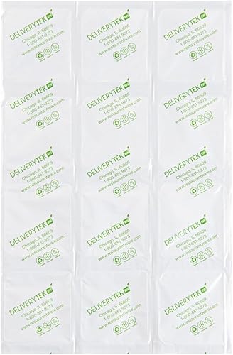 Miniatura 2 de Restaurantware Delivery Tek - Hojas de hielo de 11.4 x 7.7 pulgadas, 10 paquetes fríos duraderos, diseño fácil de usar, a prueba de fugas, bolsas de