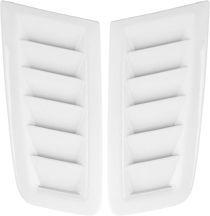 2Pcs Car Hood Vent Kit, Universal Cold Air Flow Intake