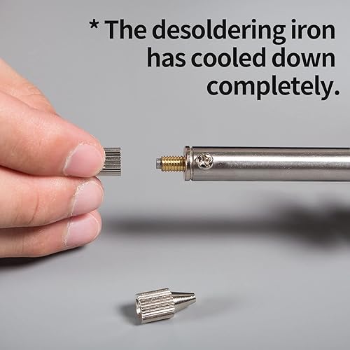 Miniatura 2 de YIHUA Juego de 4 boquillas desoldadoras (2 piezas de 0.039 pulgadas, 2 piezas de 0.047 pulgadas) para desoldador YIHUA 929D-V solamente