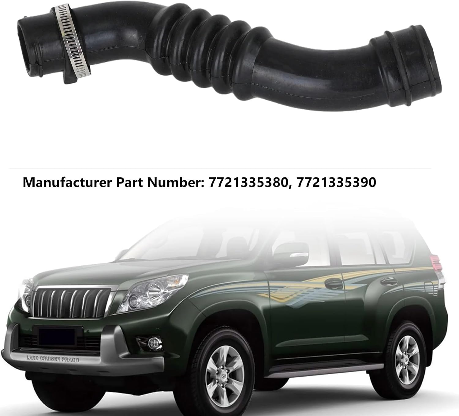 Fuel Tank Filler Hose for Toyota for Land Cruiser for Prado GRJ120 7721335380 7721335390 Car Auto Parts