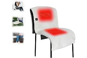 Heated Sherpa Chair Pad: Cozy Comfort at Your Fingertips