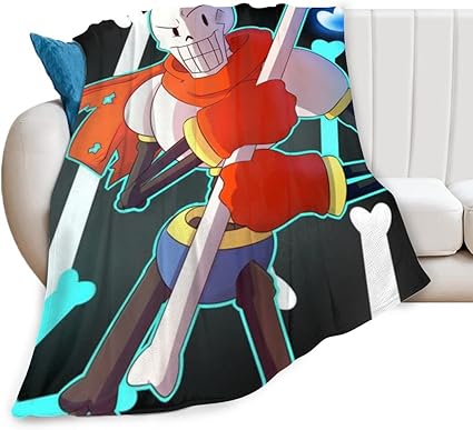 Amazon アンダーテール Undertale ブランケット フリスク トリエル サンズ パピルス アンダイン アルフィー メタトン フラウィ Mettaton Alphys Undyne Papyrus Sans Toriel Frisk アニメ キッズ 漫画 可愛い ブランケット 夏用 冷房対策 毛布 シングル おしゃれ 冷感