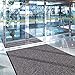 Notrax 231 Prelude Indoor/Outdoor Entrance Mat, for Home or Business, 3' x 4', Gray