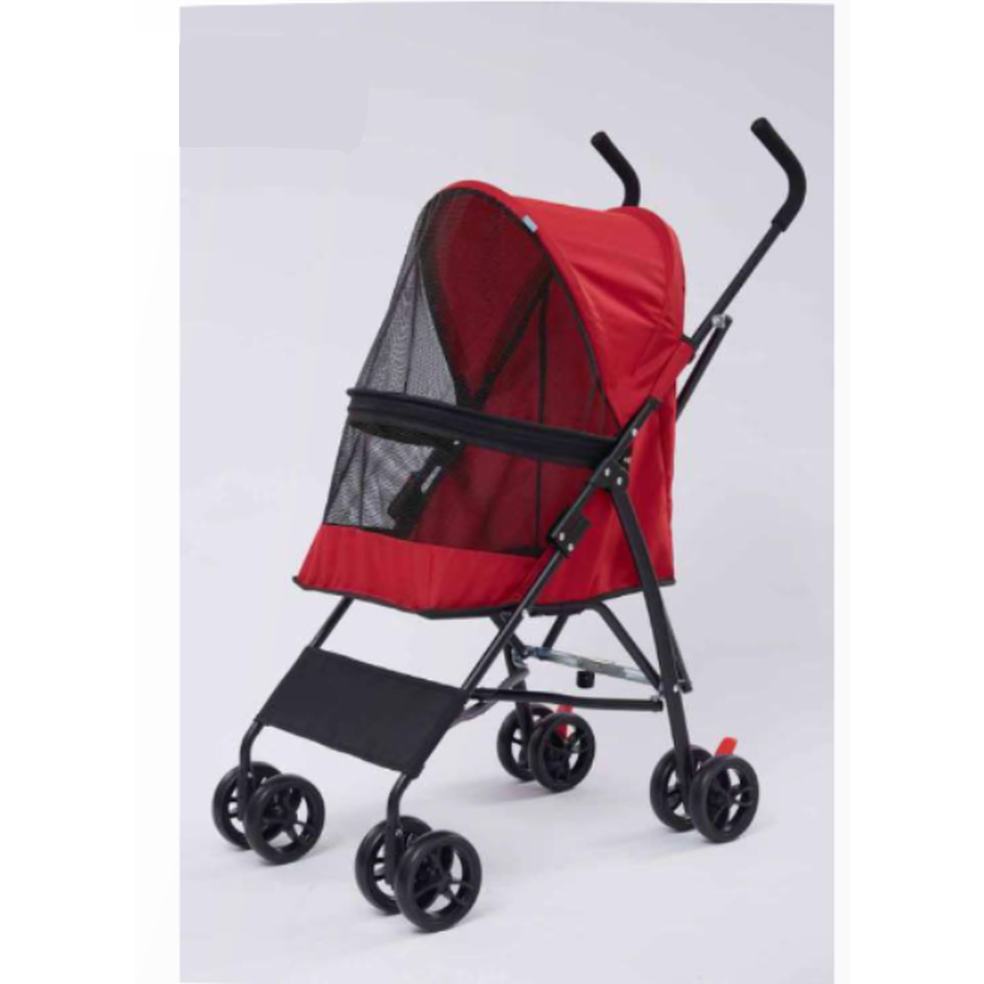 Passeggino per animali domestici EASY rosso max 9kg