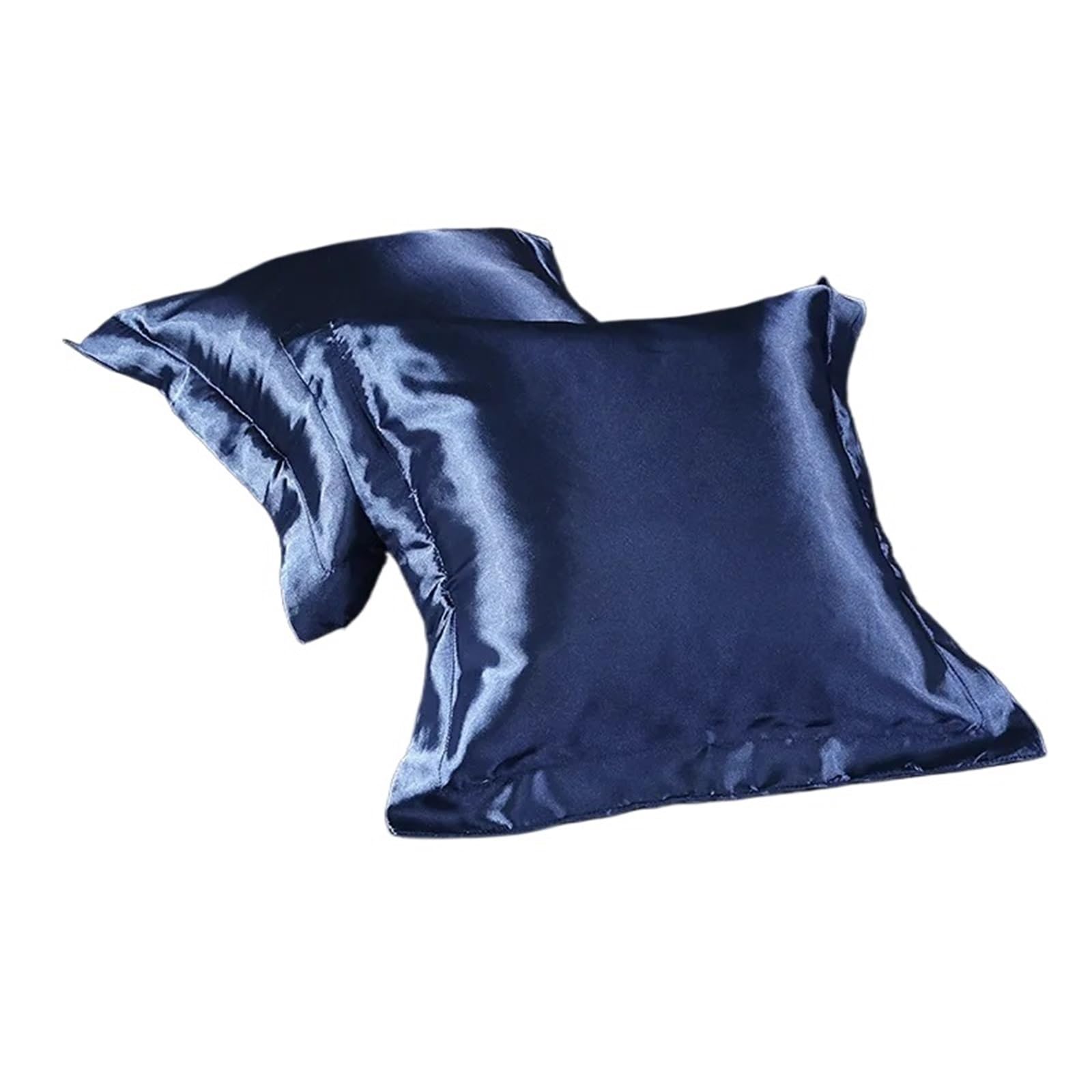 Silk Pillowcase Silk Satin Square Pillowcase Throw Pillow Pillowcase Solid Color Washed Silk Simulation Silk 50x50cm