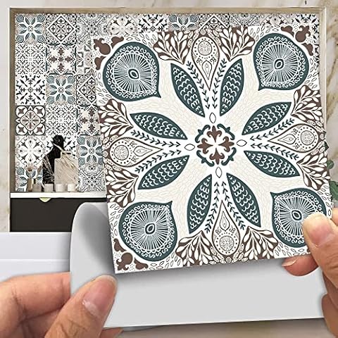 20 Vintage Moroccan Tile Stickers Cover