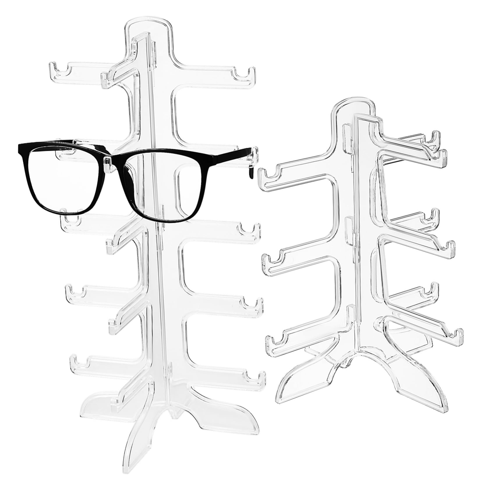 Ciieeo Glasses Display Stand Stylish Eyeglass Holders Modern Eye Glasses Organizers