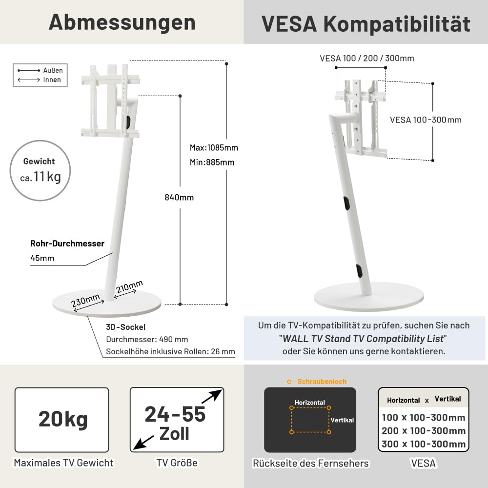 WALL A2 Low Type | Japanese Rolling Stand, Sliding and