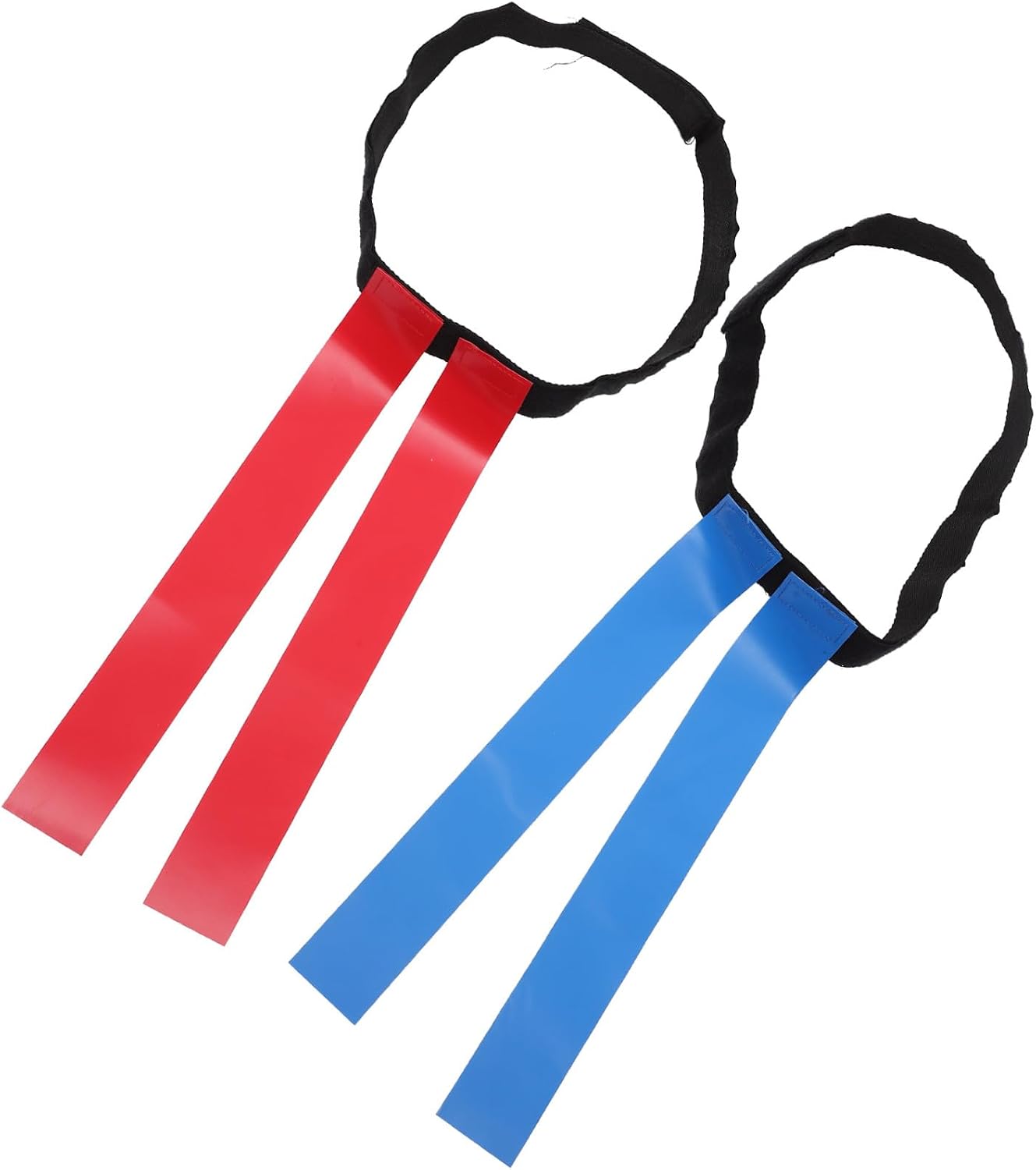 Flag Football Waist Belt Set, 90cm Rugby Waist Flags with Hook and Loop Fastener, Outdoor Sports Football Supplies for Boys and