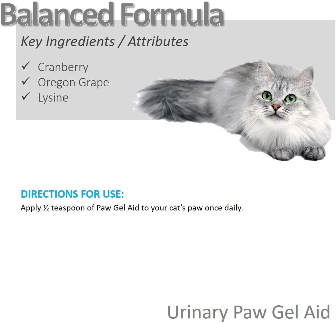 Vet Worthy 0055-2 Urinary Paw Gel Aid for Cats (3 oz) : Pet Supplies